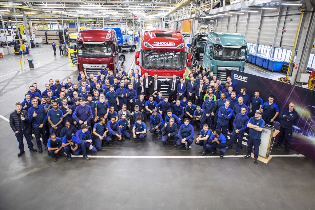 02 DAF Trucks Employees celebrate start of production of New Generation DAF trucks.jpg
