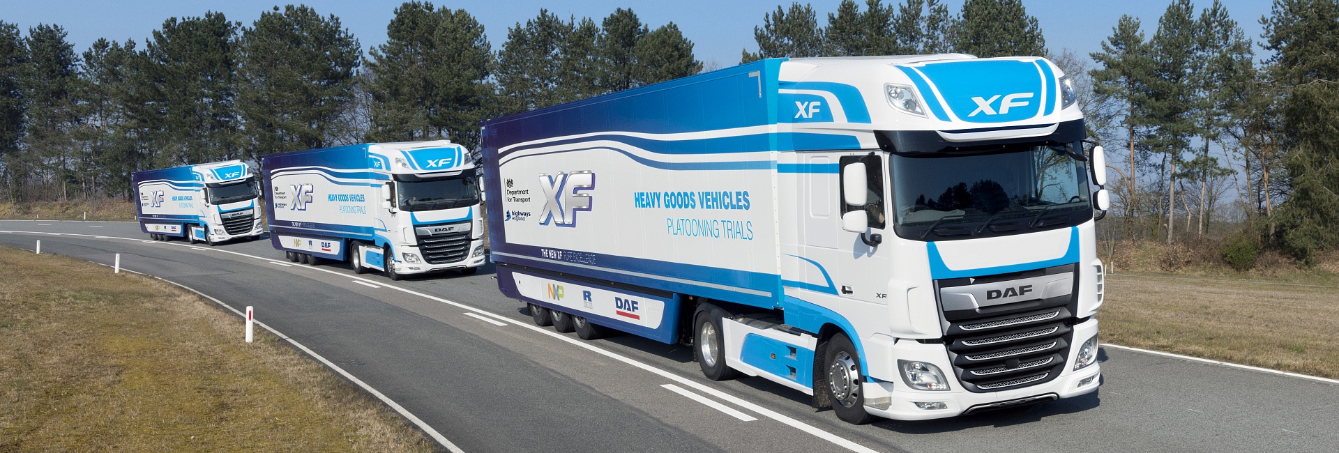 DAF Trucks participates in UK truck platooning trial